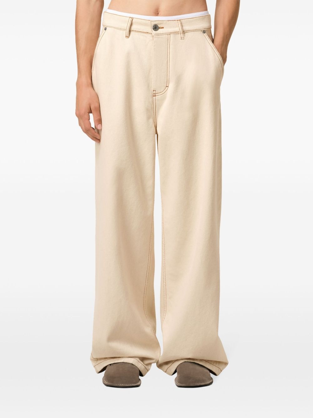 wide-leg jeans - 5