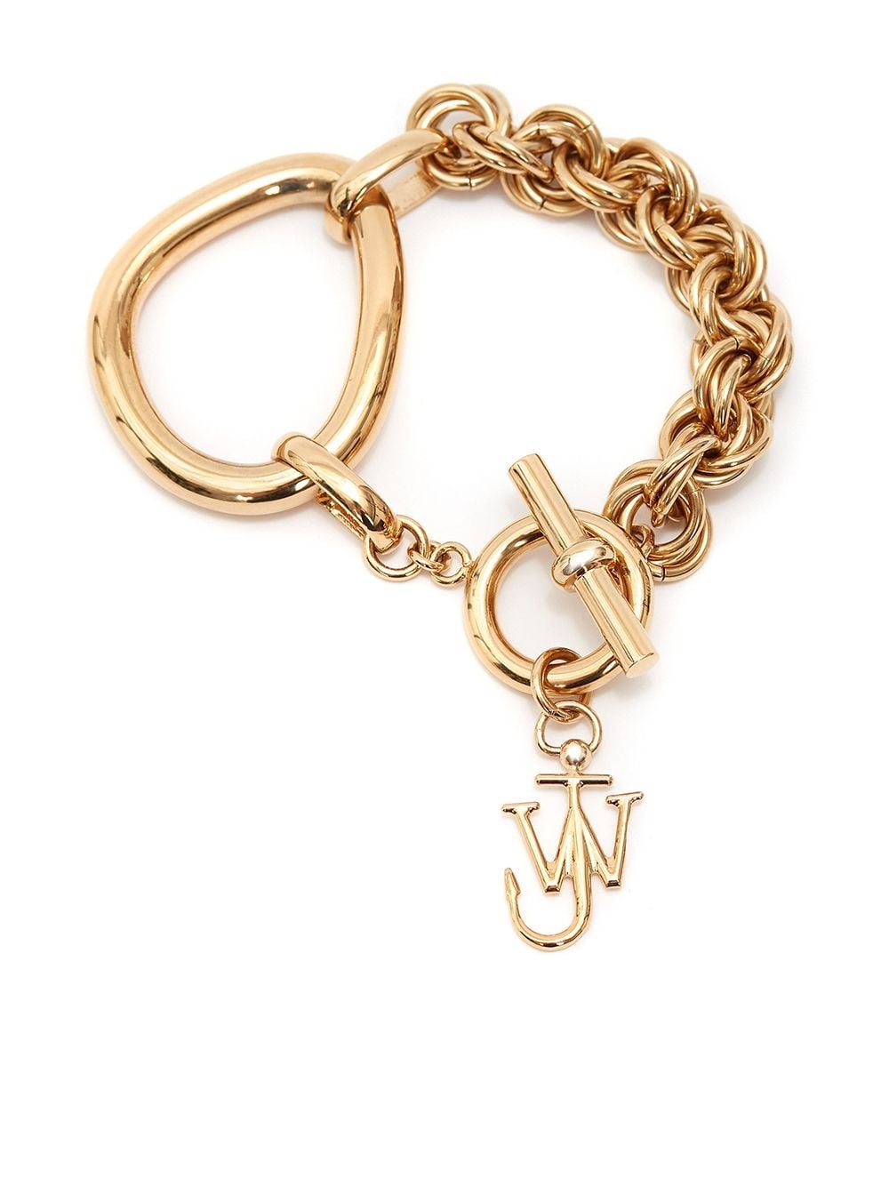 oversized link chain bracelet - 1