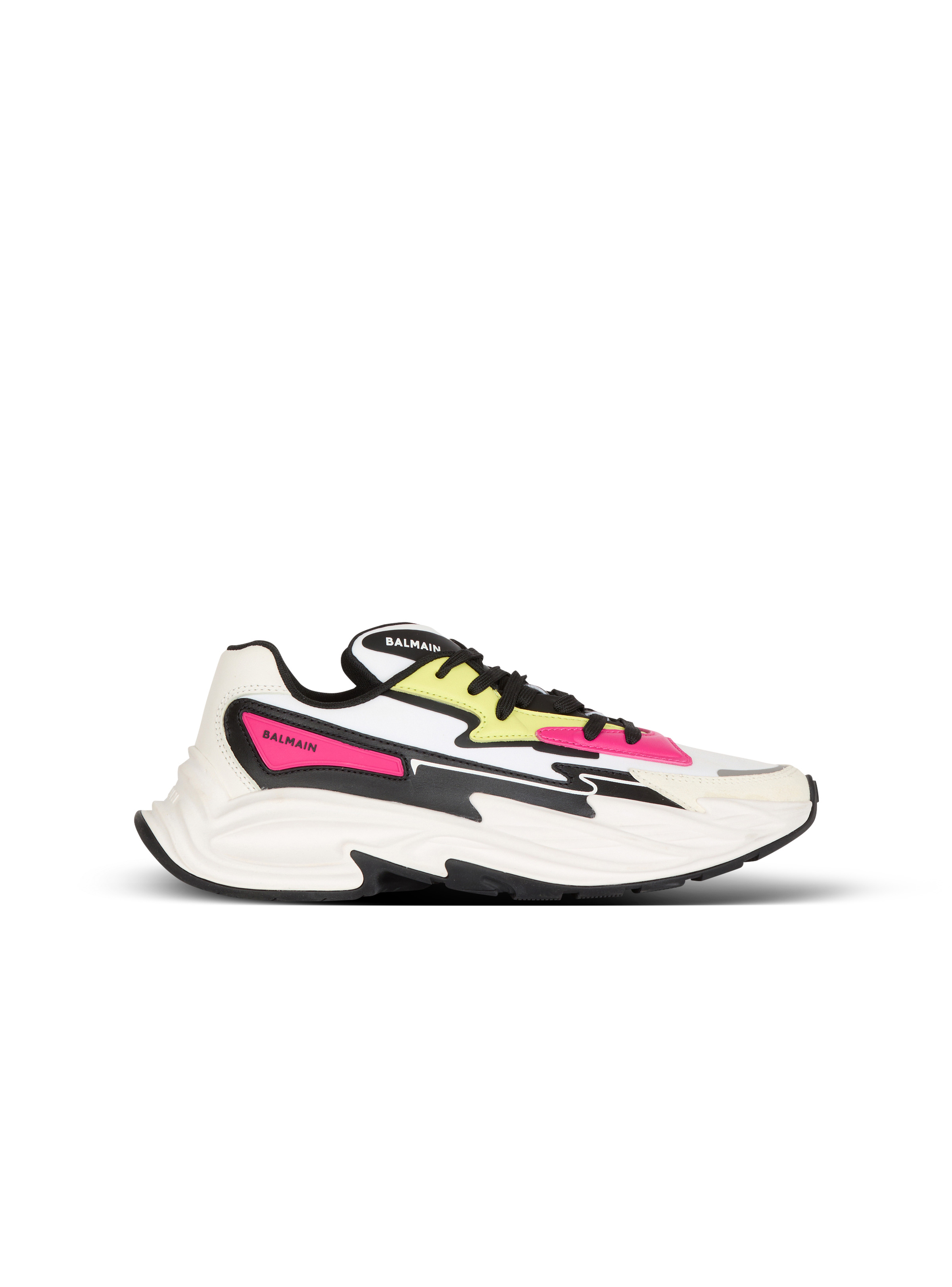 Run-Row leather and nylon trainers - 1