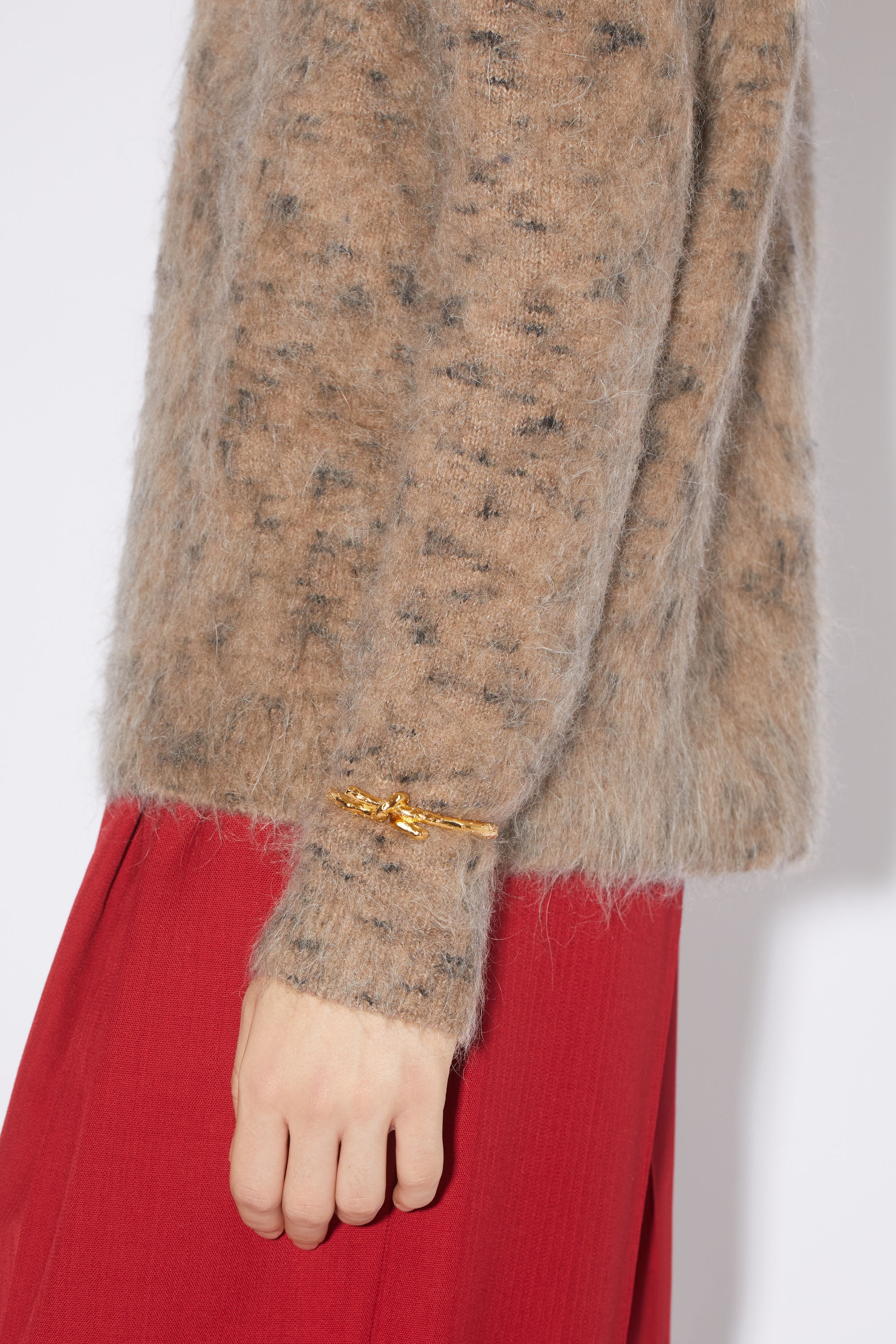 Knot cuff bracelet - Gold - 3