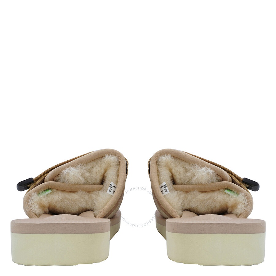 Suicoke Men's Beige Moto-M2ab Slippers - 4