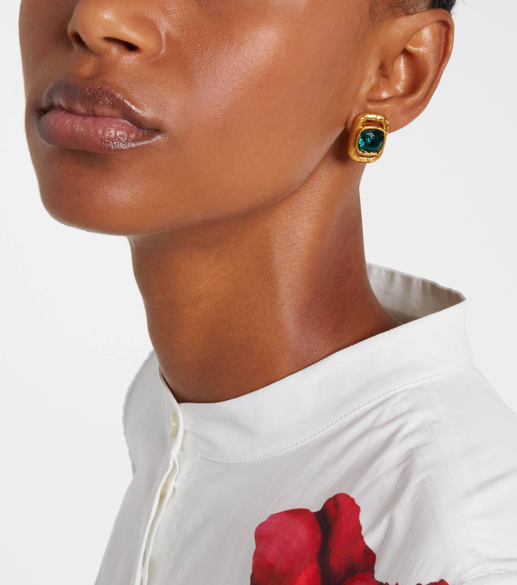 Crystal-embellished earrings - 3