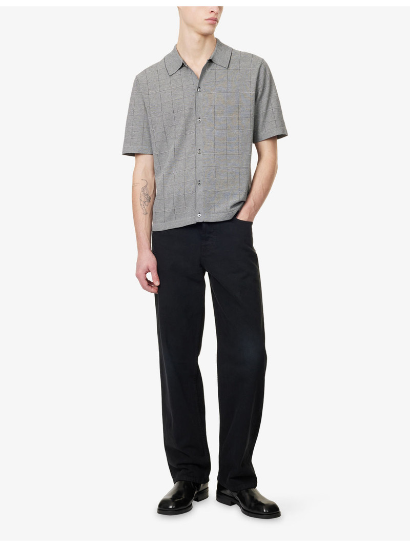 Paul Smith Checked Short-Sleeve Cotton Shirt outlook