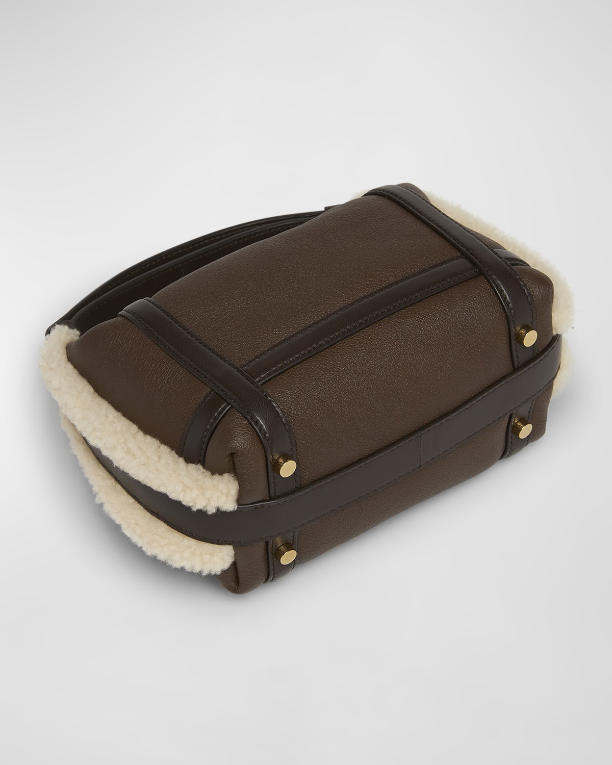Wallace Mini Lamb Fur Top-Handle Bag - 2