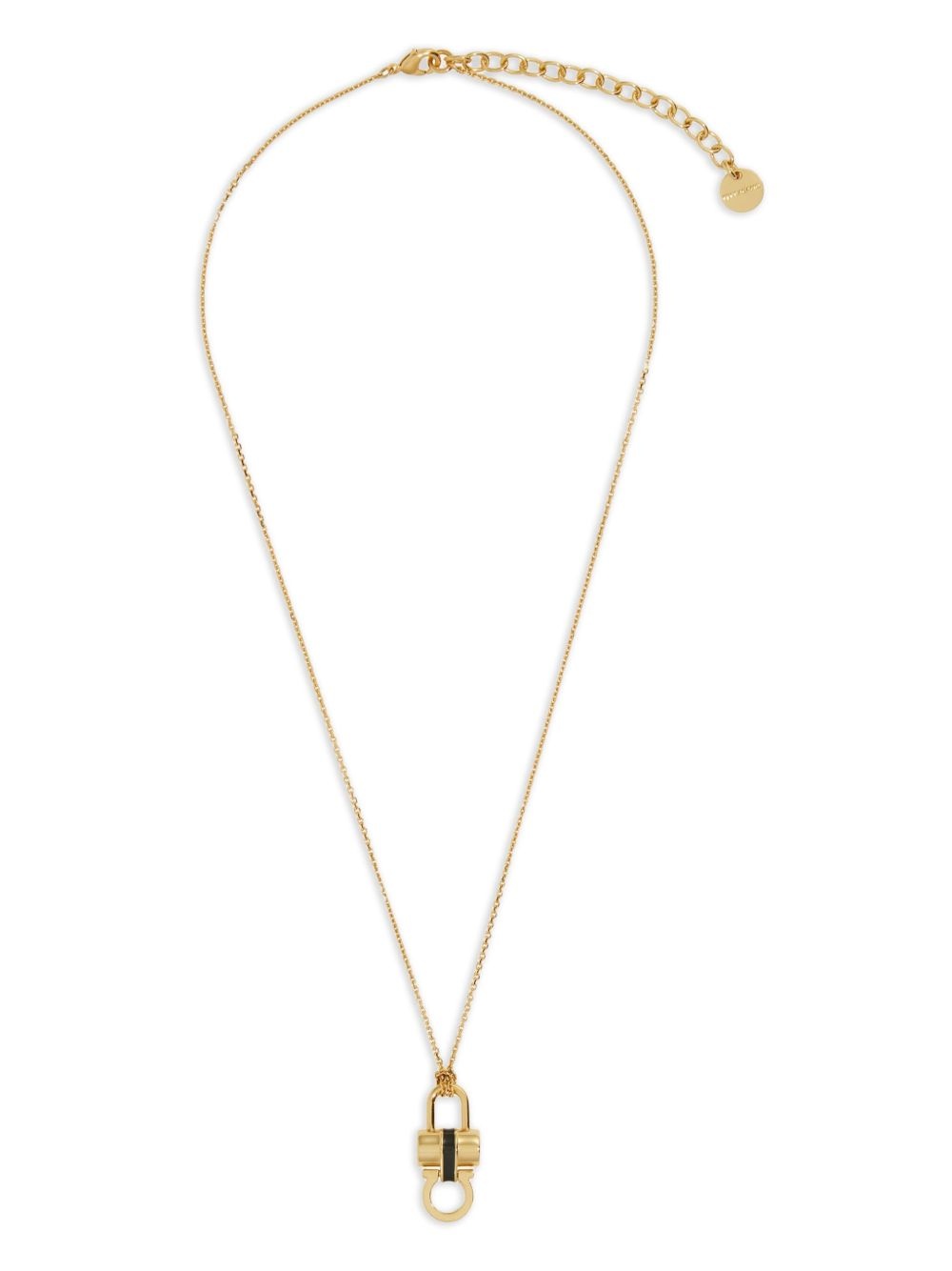 padlock-pendant necklace - 1