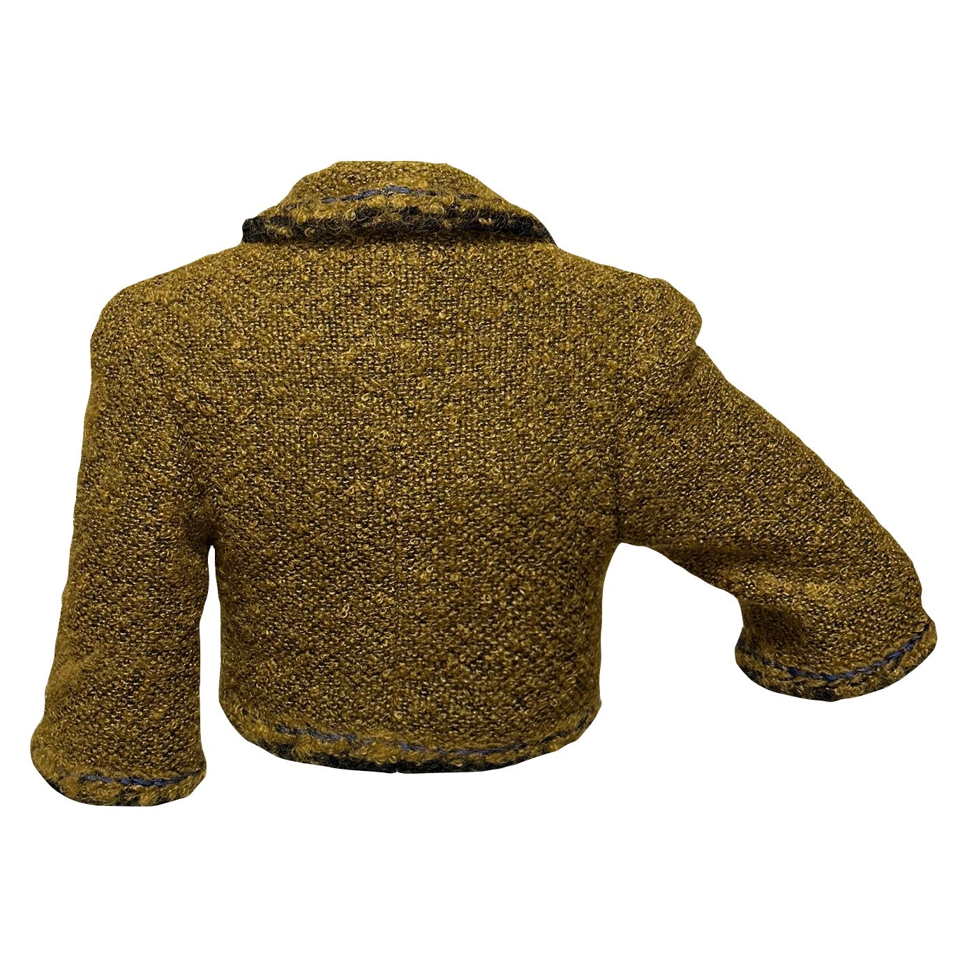 CHANEL Tweed Cropped Button Up Jacket - 2