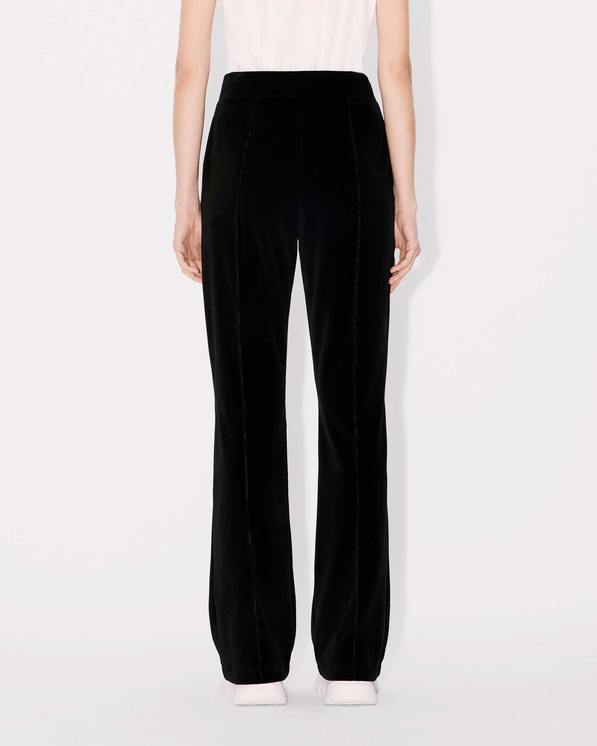 'KENZO Star Tiger' embroidered velvet track pants - 5