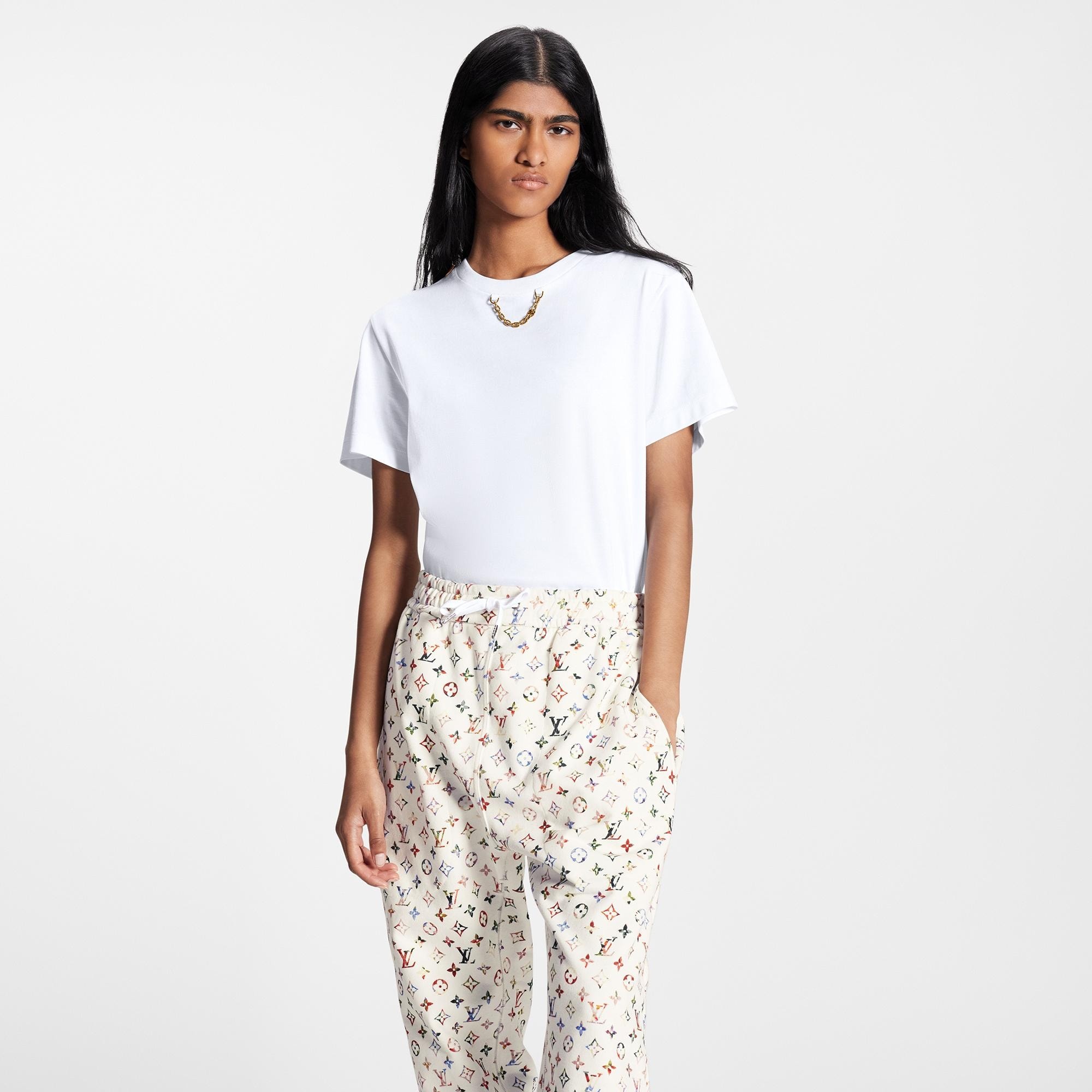 Vintage Flower Monogram Jogging Pants - 5