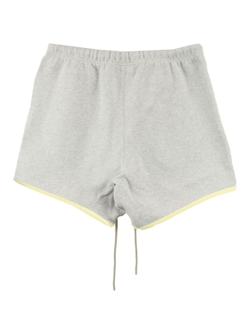 ESSENTIALS logo-appliquÃ© shorts outlook