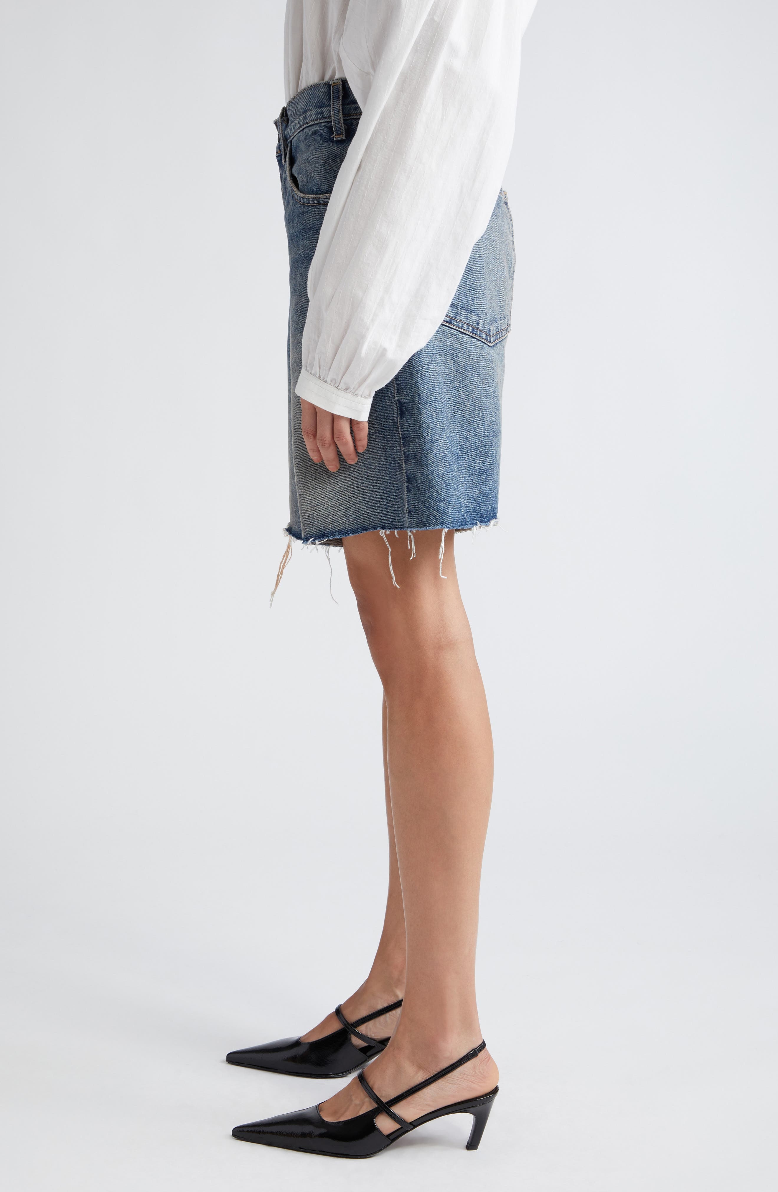 Russel Denim Cutoff Shorts - 3