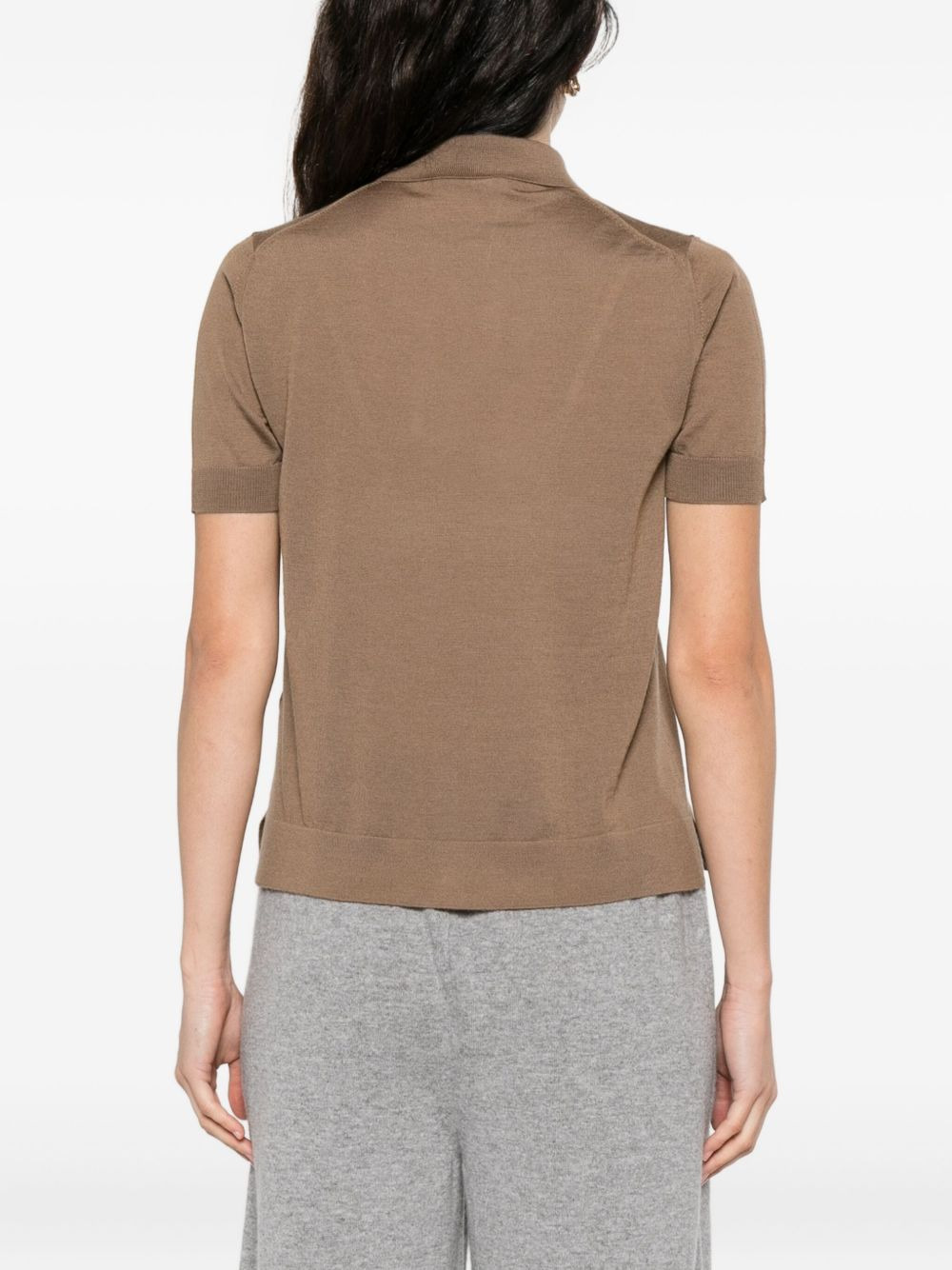 button-front short-sleeve shirt - 4