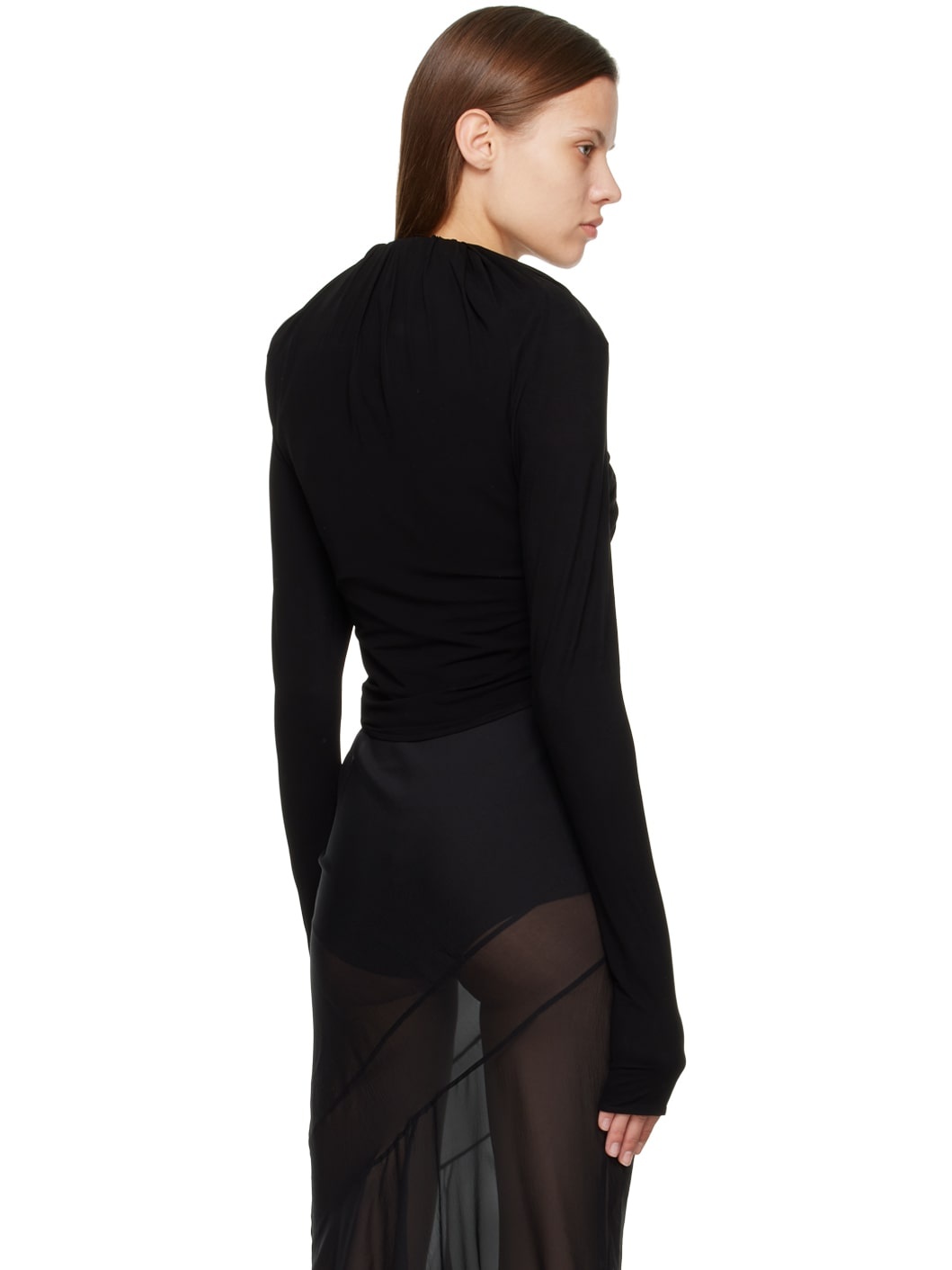 Black Le Papier 'Le Haut Goccia' Blouse - 3