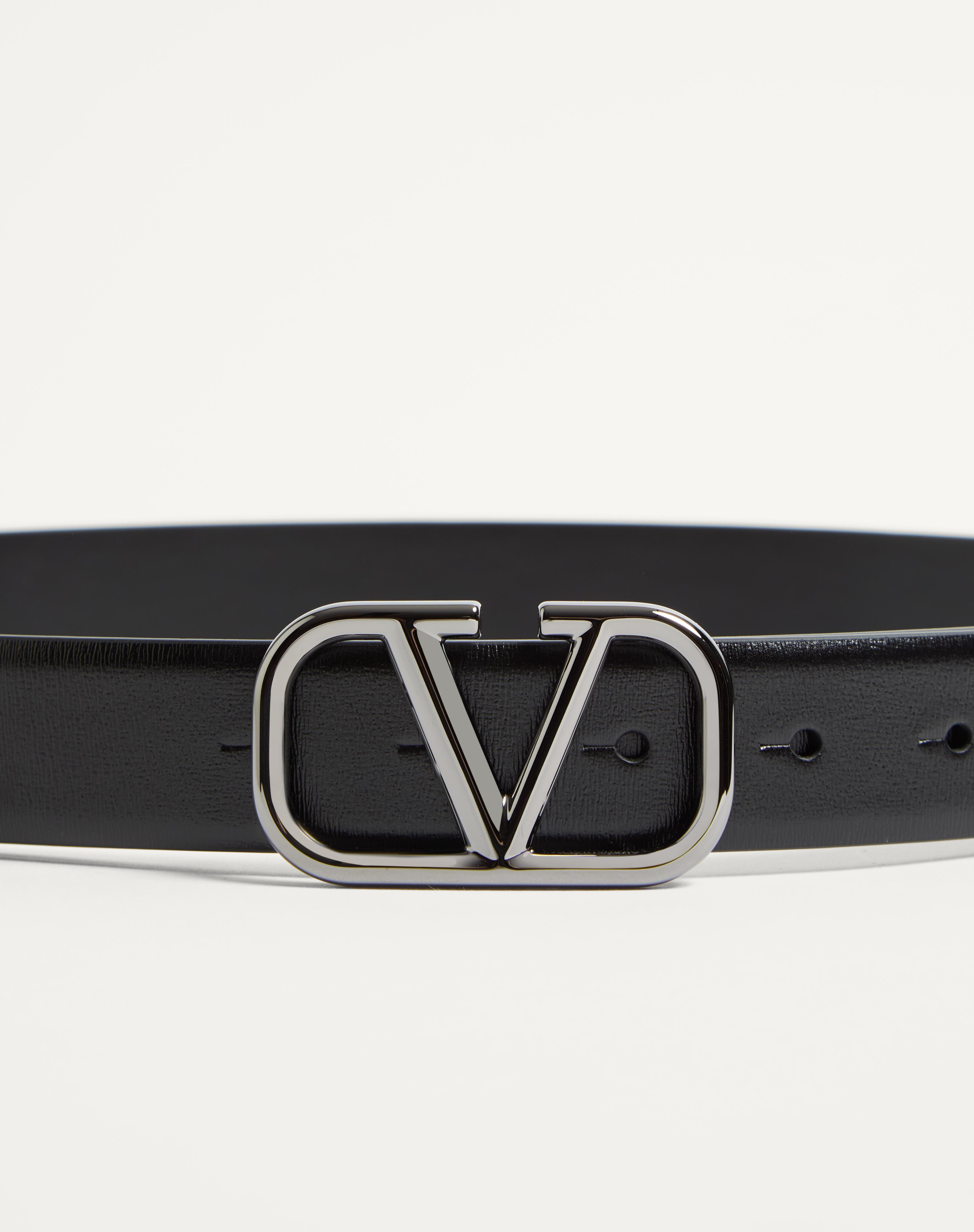 VLOGO SIGNATURE CALFSKIN BELT 30 MM - 4