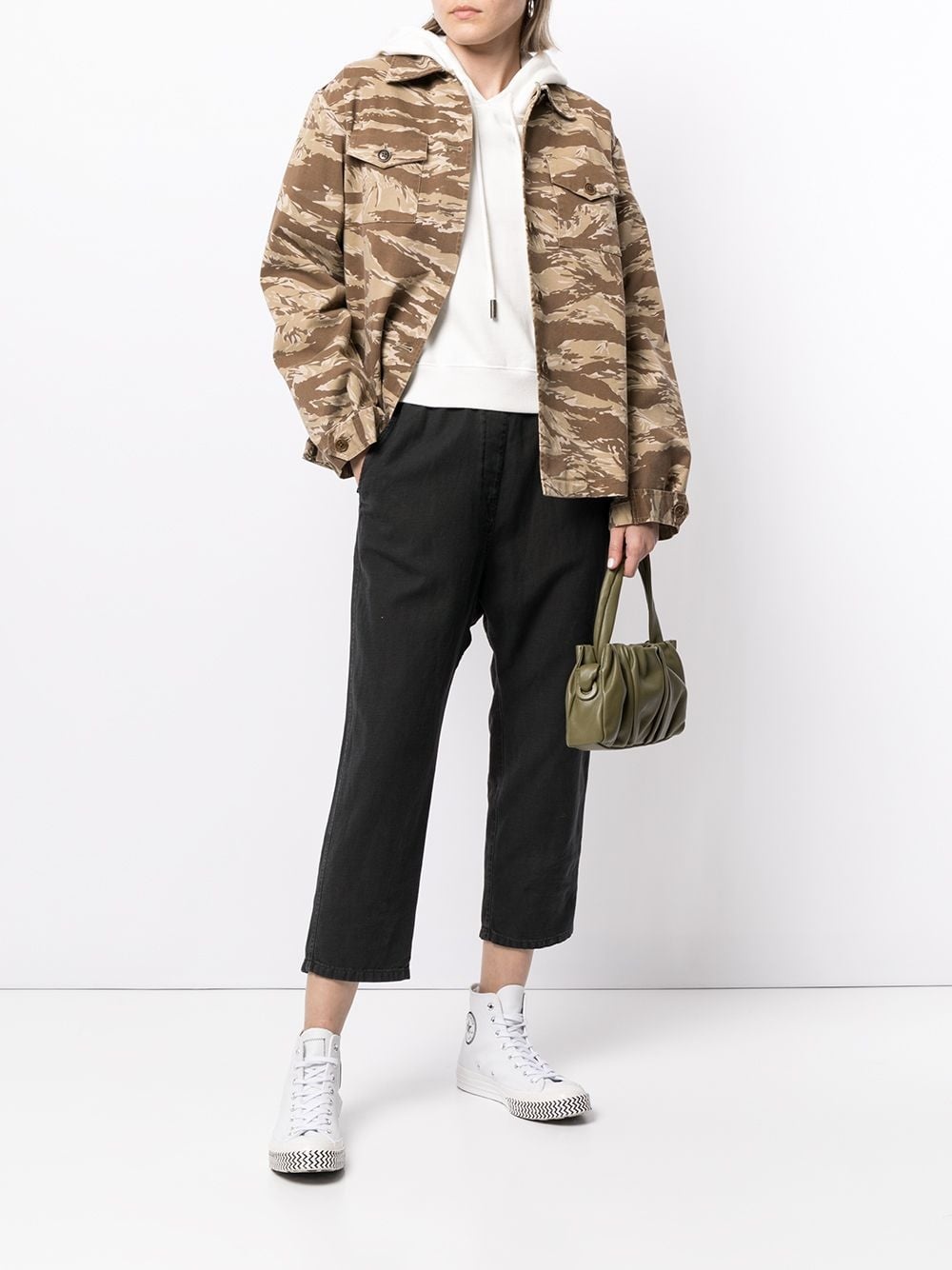 camouflage print shirt - 2