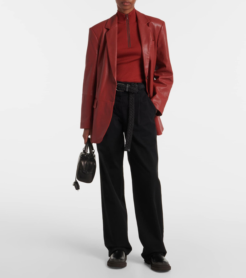 Brunello Cucinelli High-rise wide-leg jeans outlook