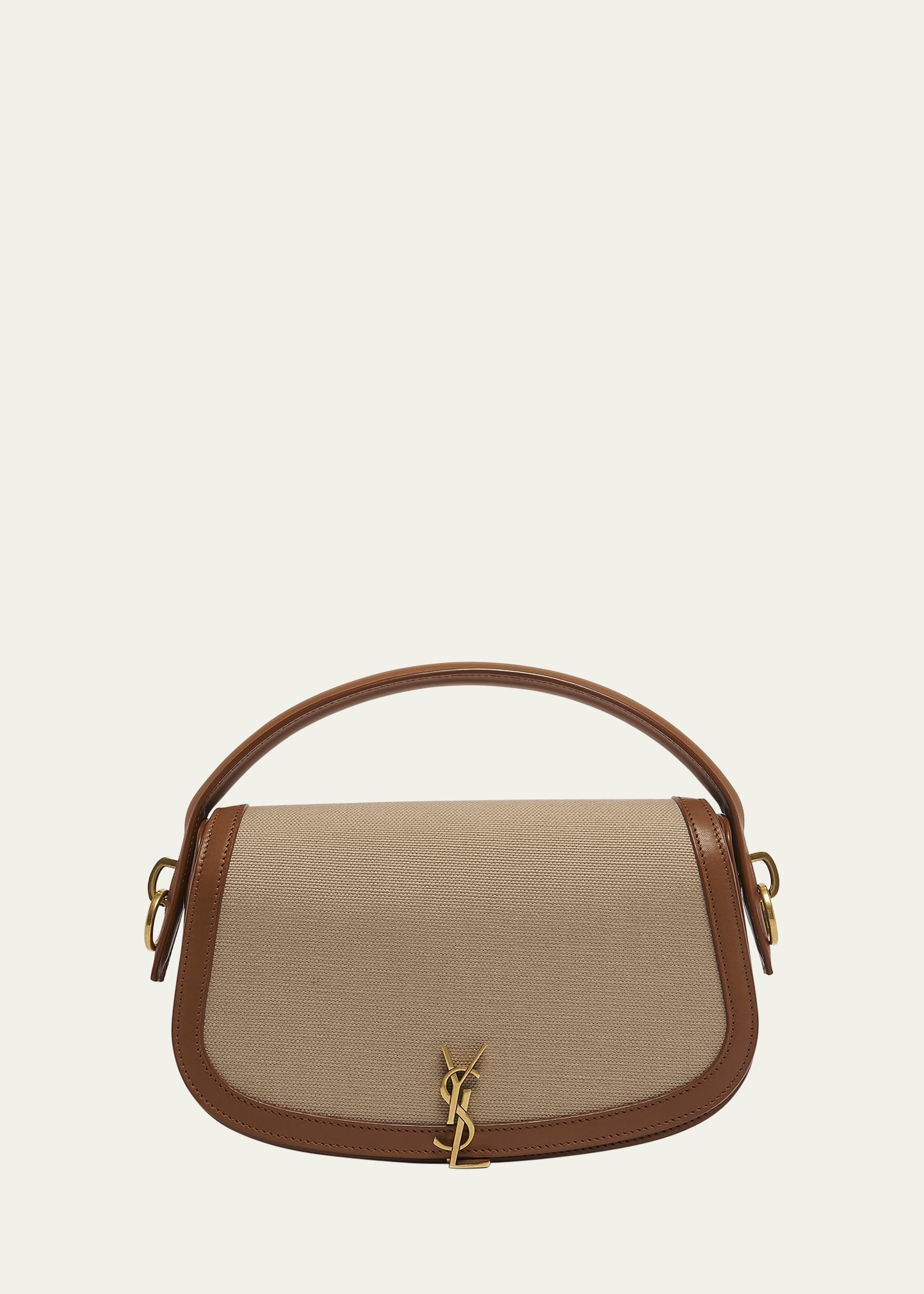 Voltaire YSL Shoulder Bag in Canvas and Leather - 1