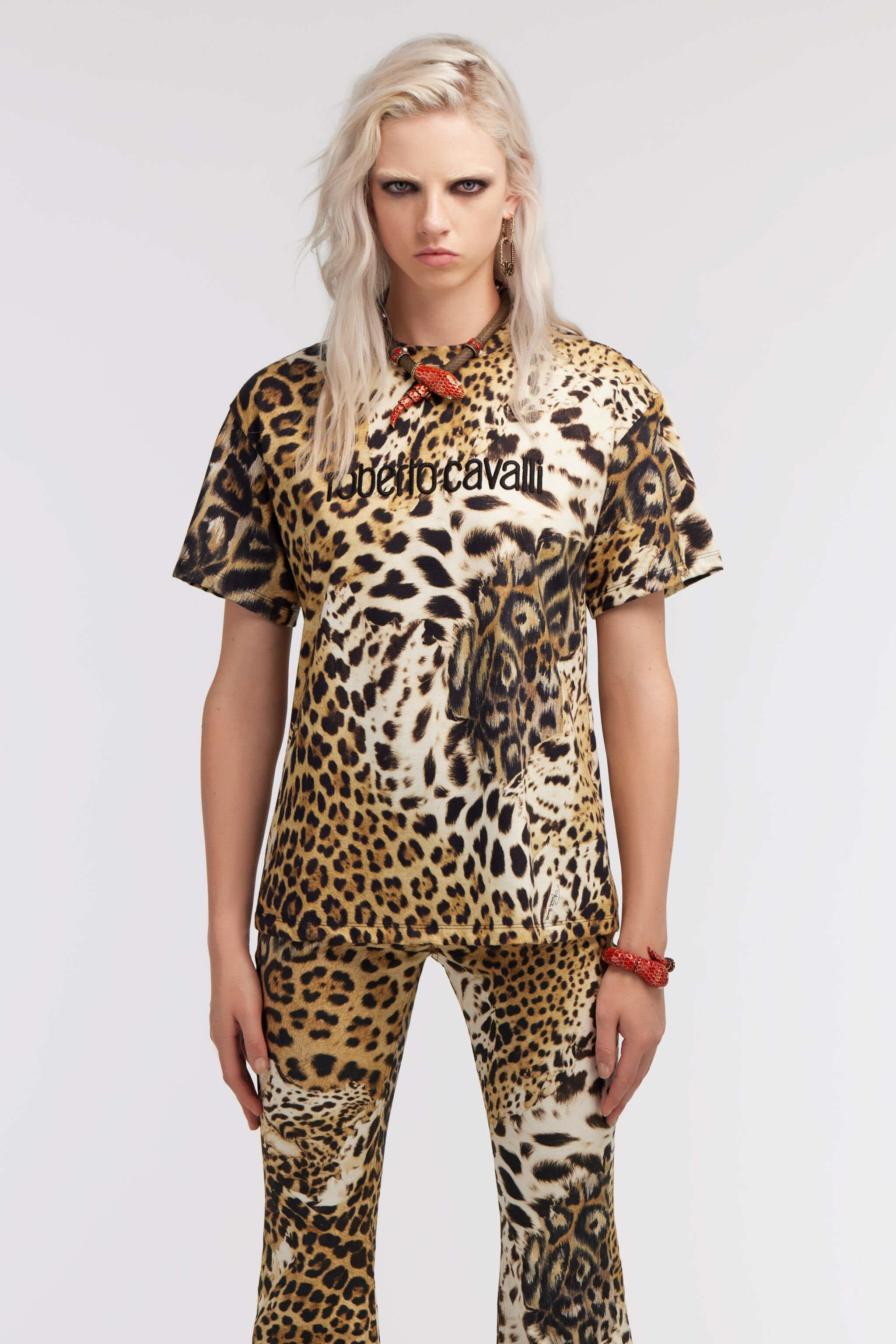 T-shirt with Jaguar Skin print - 3