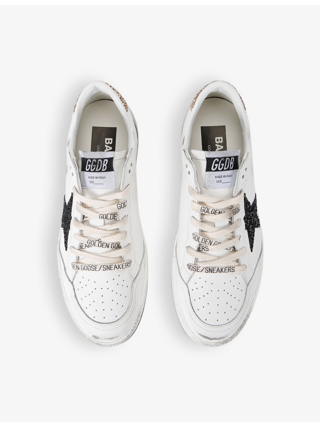 Women's Ballstar 10750 leather low-top trainers - 2
