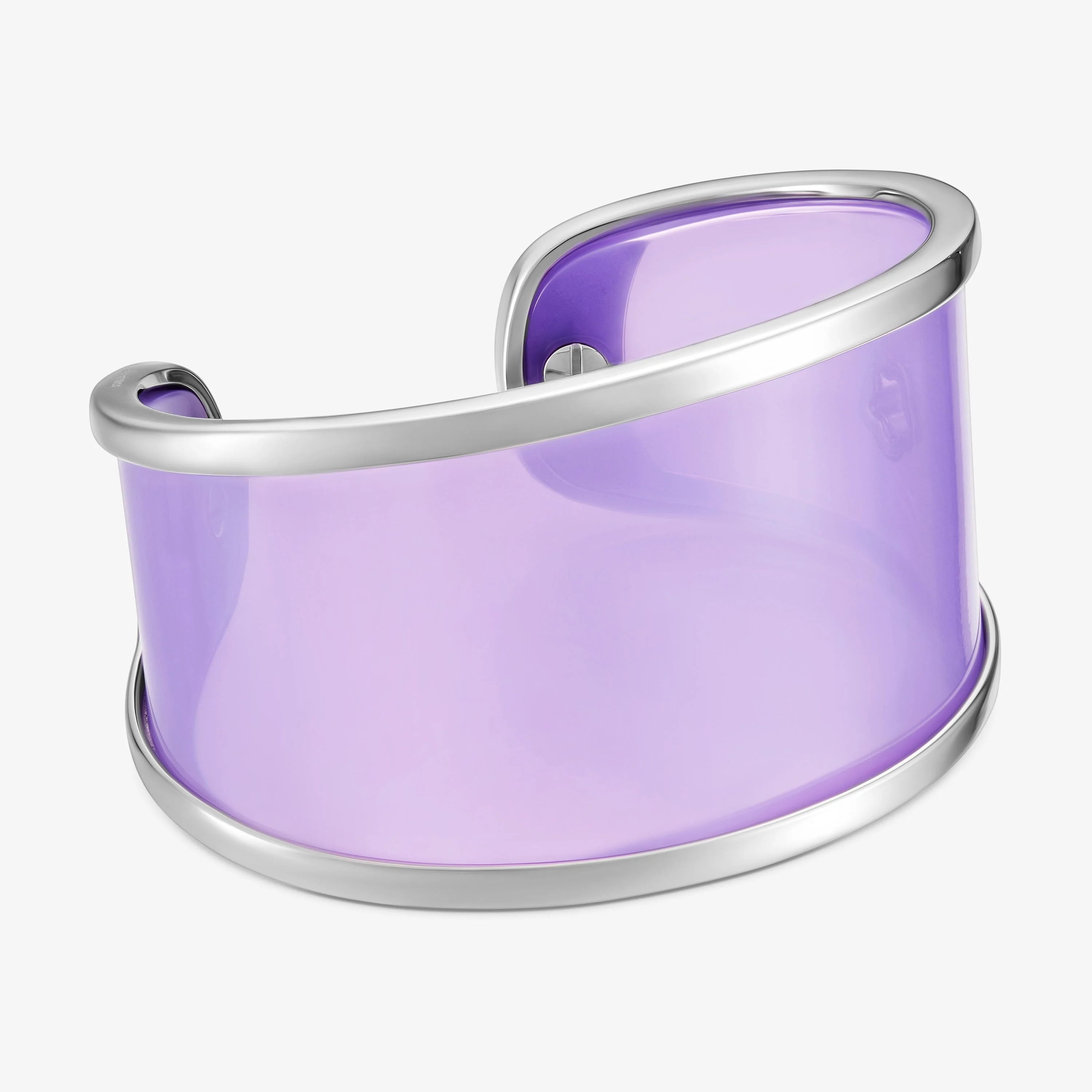 Steel and lilac resin Bangle TOUS Galaxy - 1