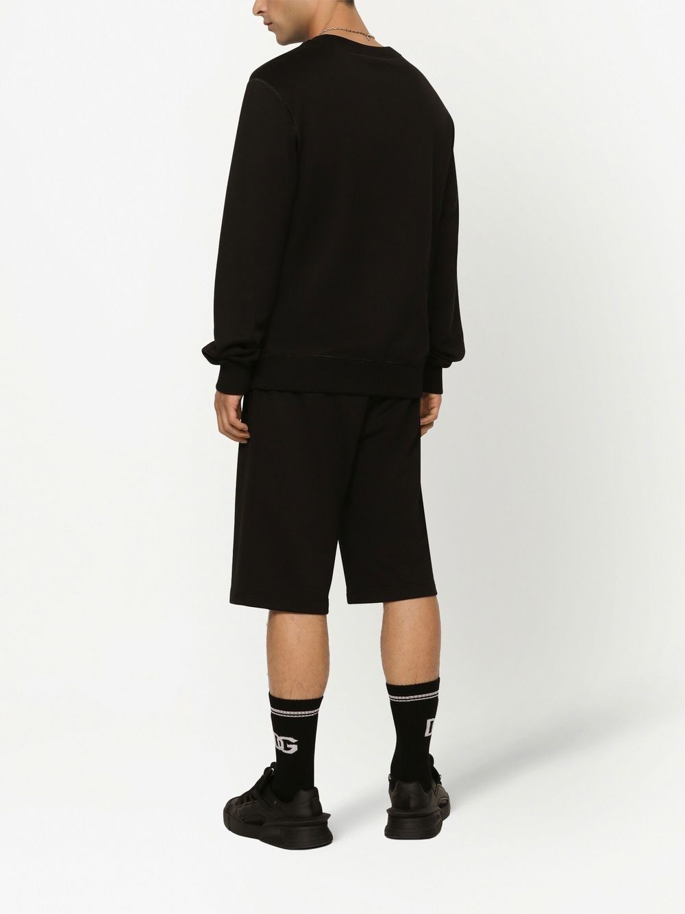 drawstring track shorts - 3