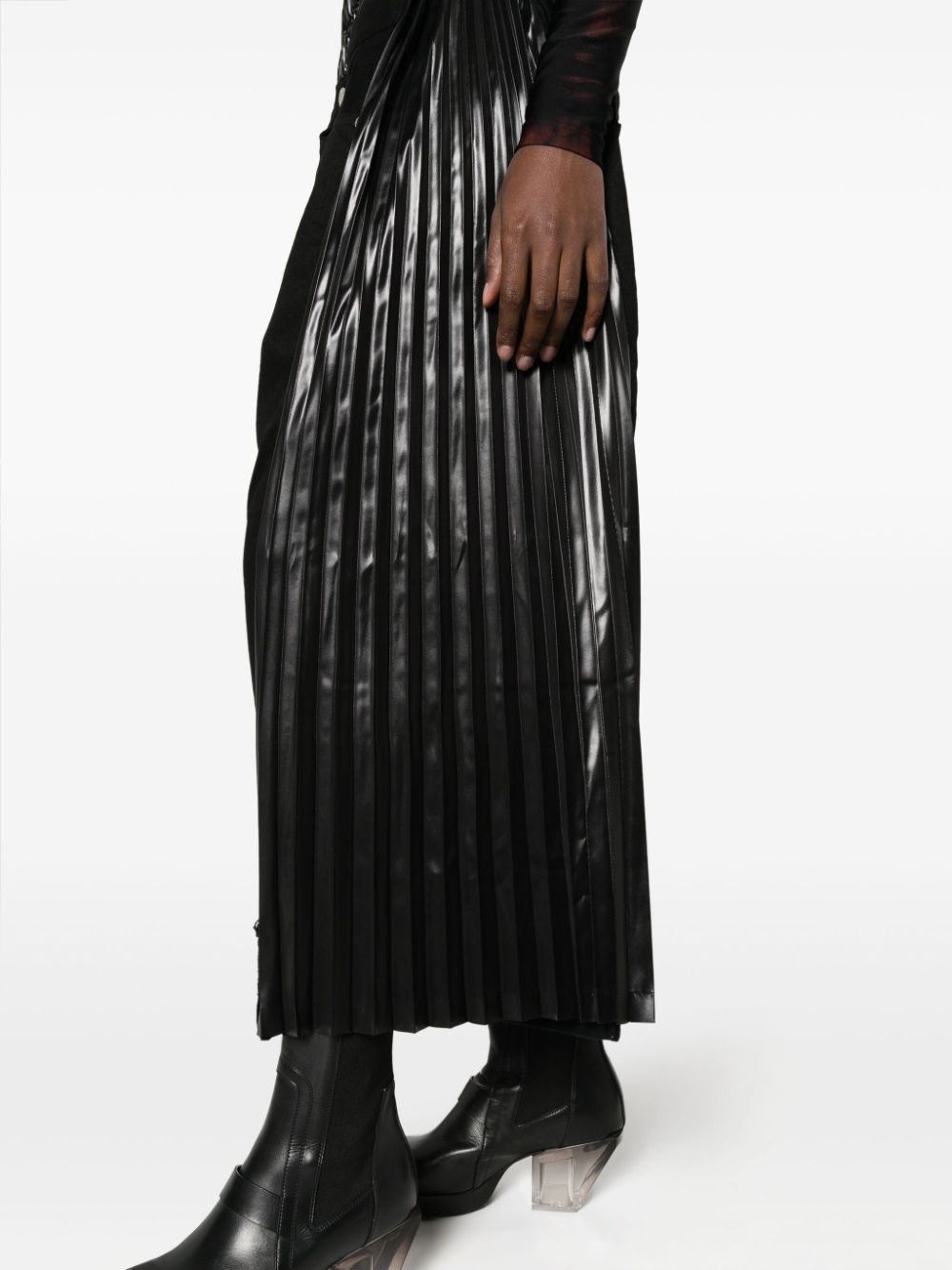 high-waisted cropped trousers - 9