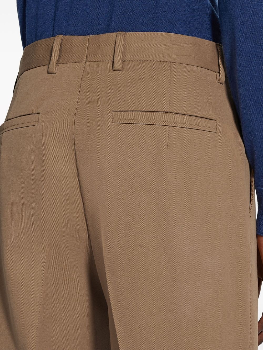 pleated tapered trousers - 5
