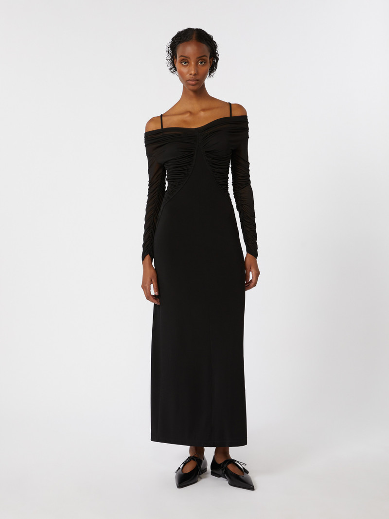 Max Mara LOCRI Long flowing jersey dress outlook