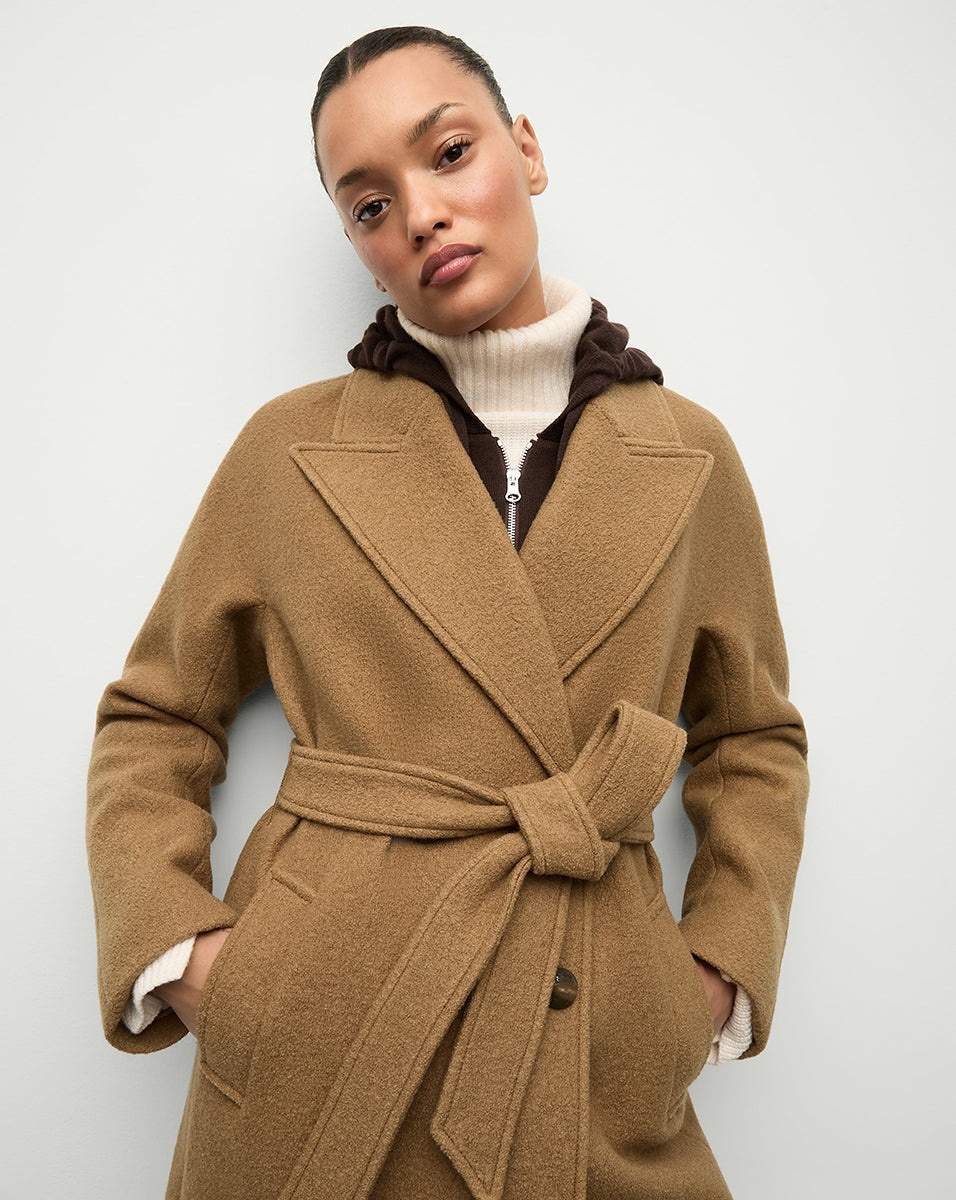 DELLA WOOL DICKEY COAT - 3