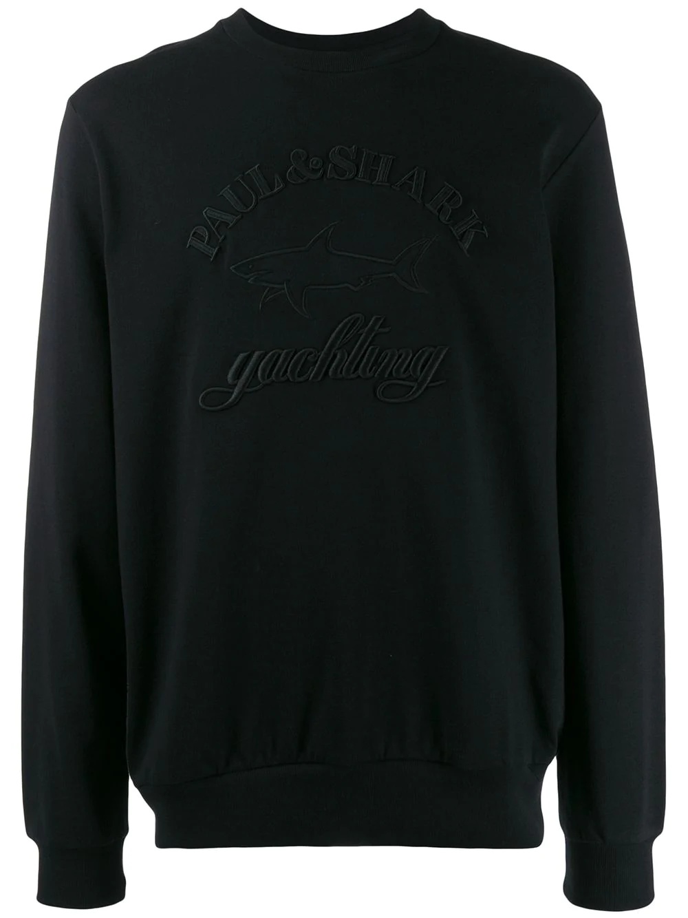 embroidered logo sweatshirt - 1