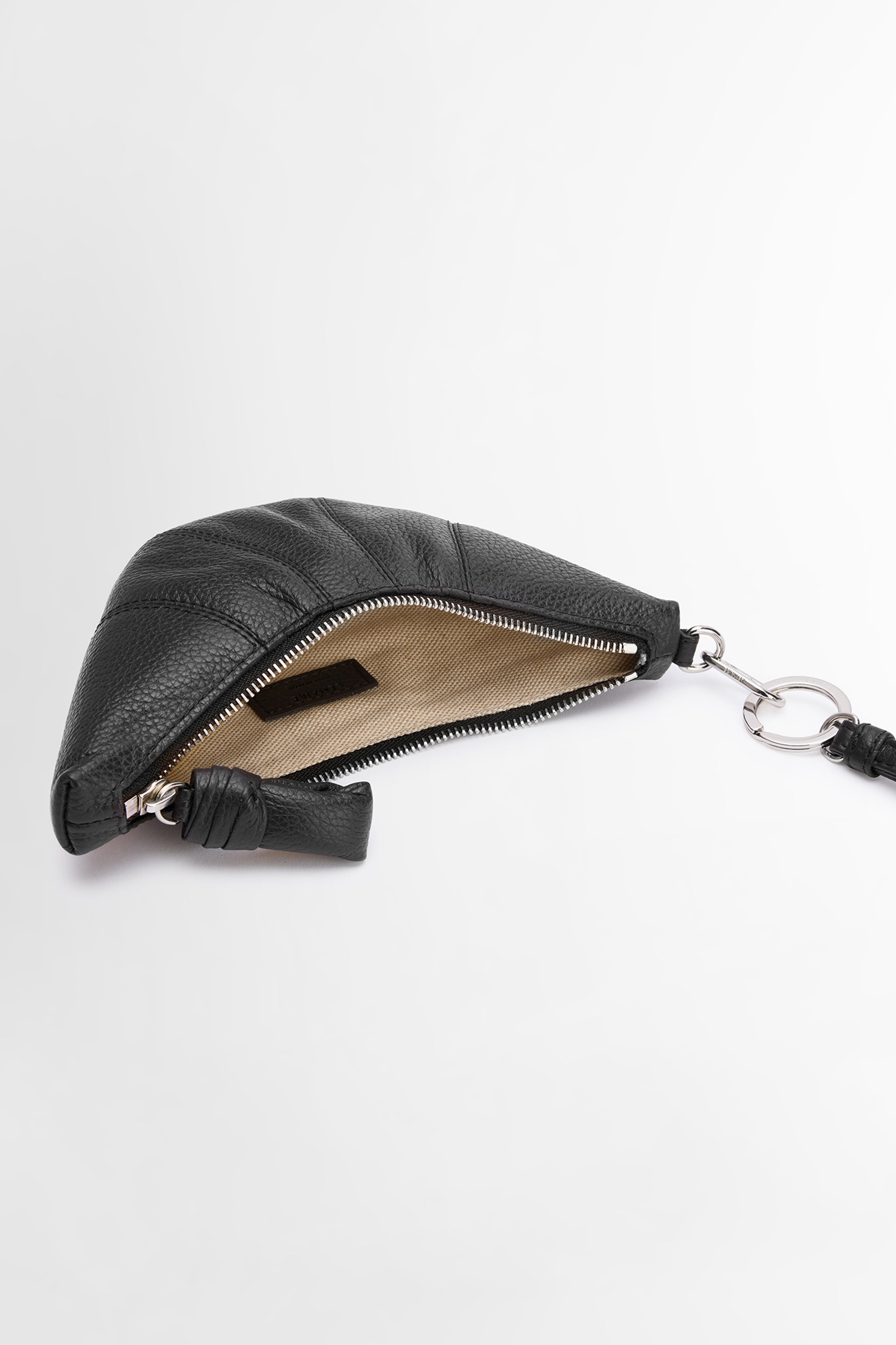 LEMAIRE CROSSBODY CROISSANT COIN PURSE BLACK - 2