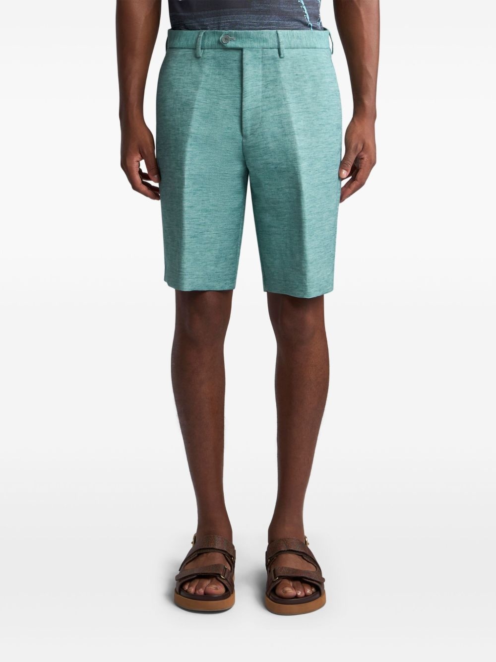 linen shorts - 3