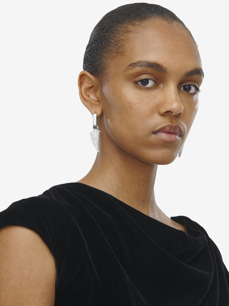 Alexander McQueen Jewelled Tiger Claw Earrings outlook