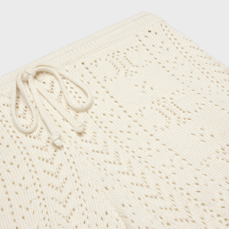 mini shorts in triomphe cotton pointelle 3