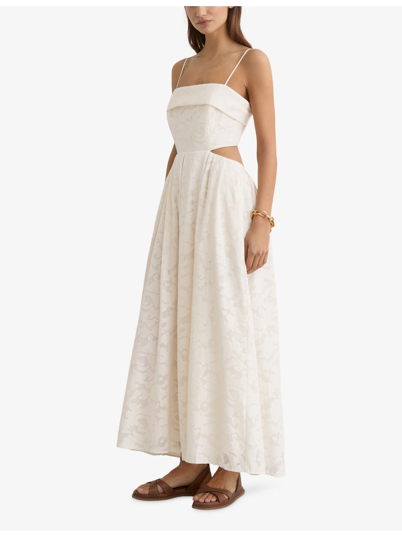 Sian Cut-Out Cotton-Blend Maxi Dress 3