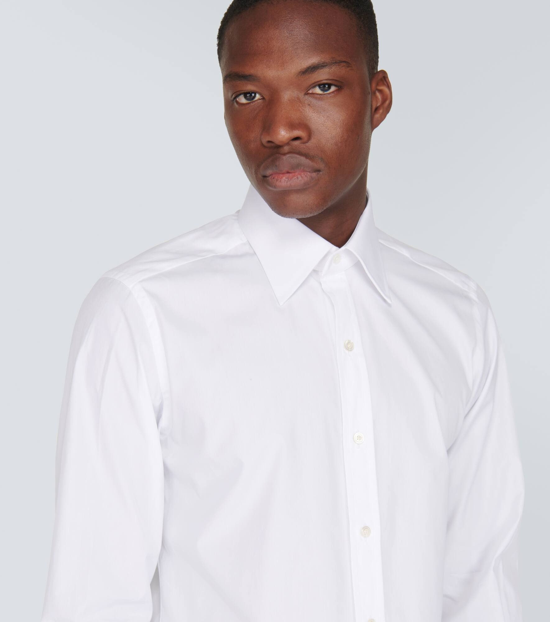 Cotton poplin shirt - 5