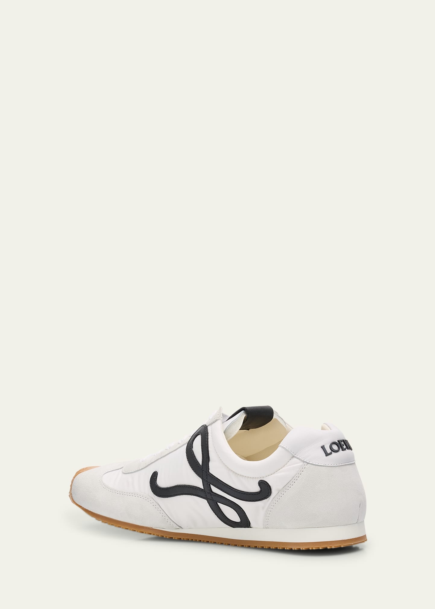 Men's Ballet Runner 2.0 Nylon and Calfskin Low-Top Sneakers - 4