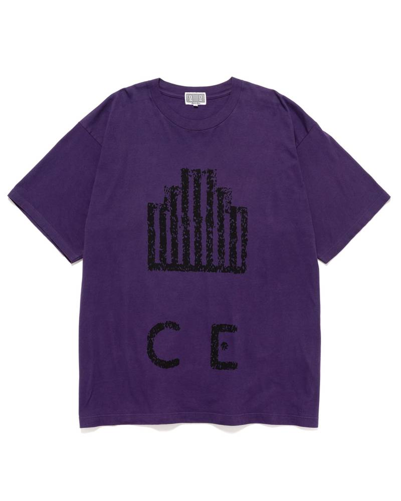 OVERDYE STAMPED CE BIG T PURPLE 1