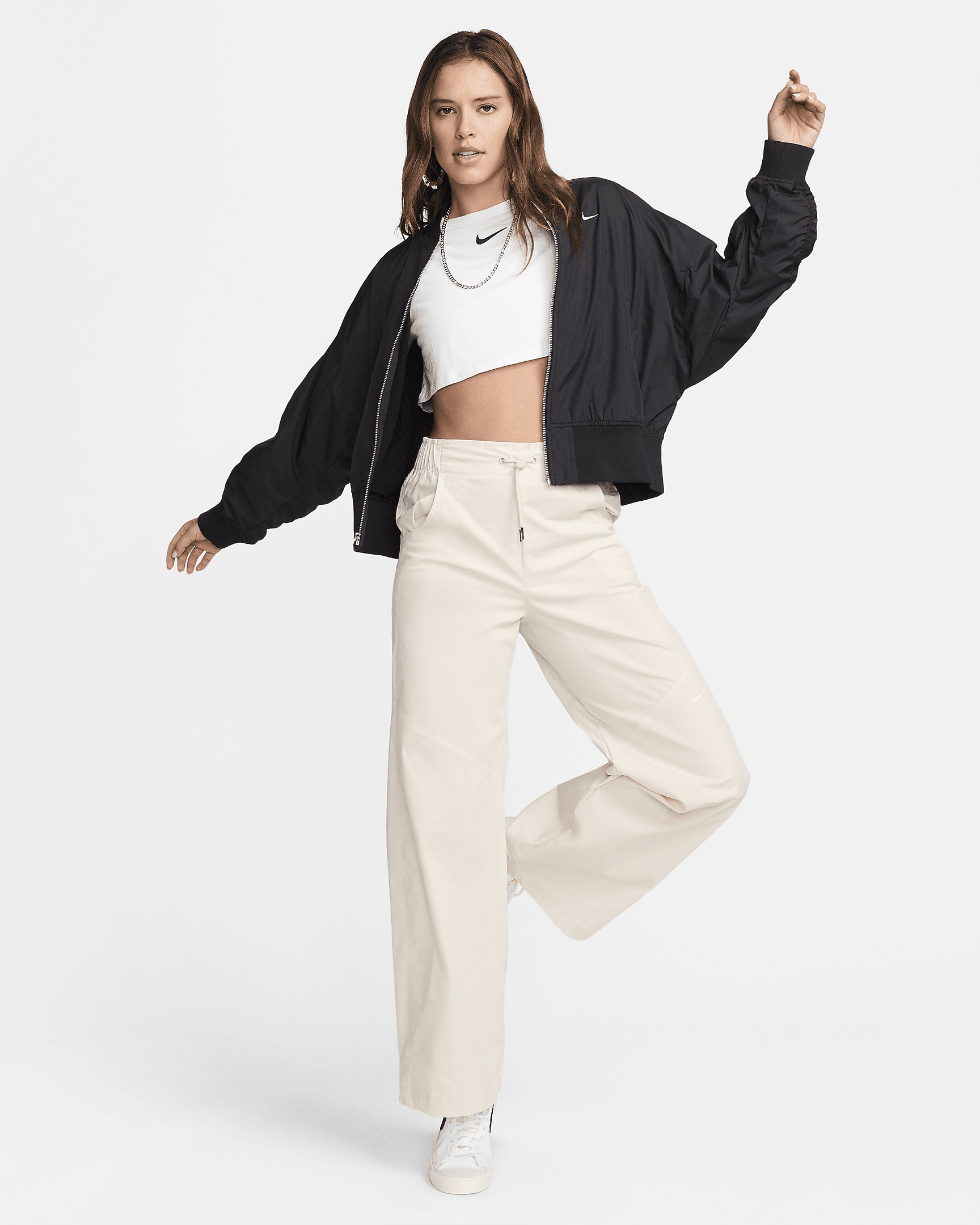 Nike Sportswear Essential Women's Oversized Bomber Jacket - 7