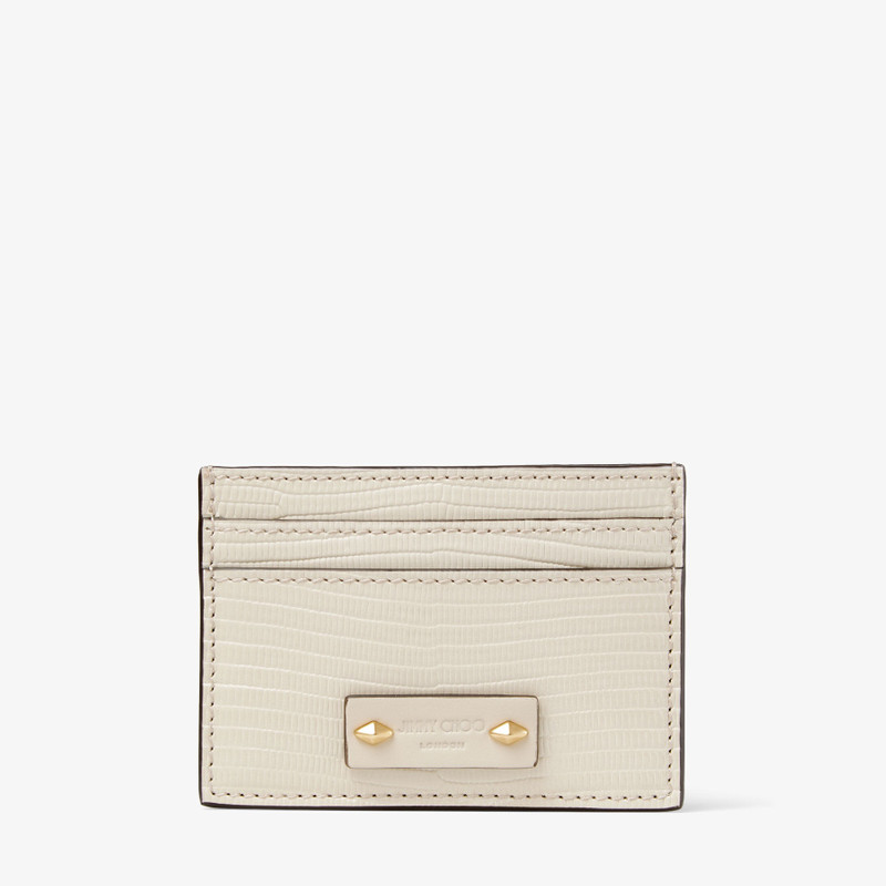 Umika Bamboo Lizard Print Card Holder - 1