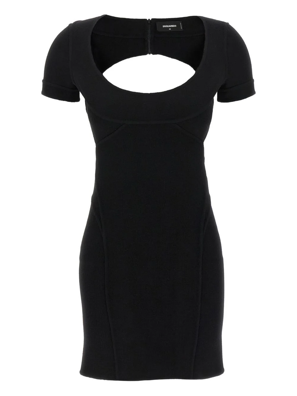 cut-out bodycon dress - 1