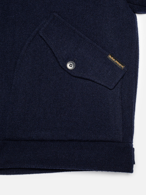 Blake Wool  Zip Jacket Blueberry - 6