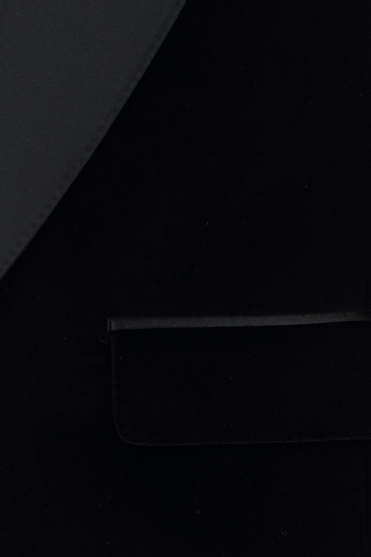 Black velvet blazer - 5