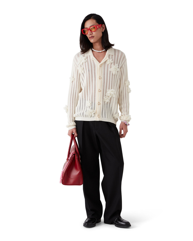 CASABLANCA Flower Lace Shirt | Casablanca Paris outlook