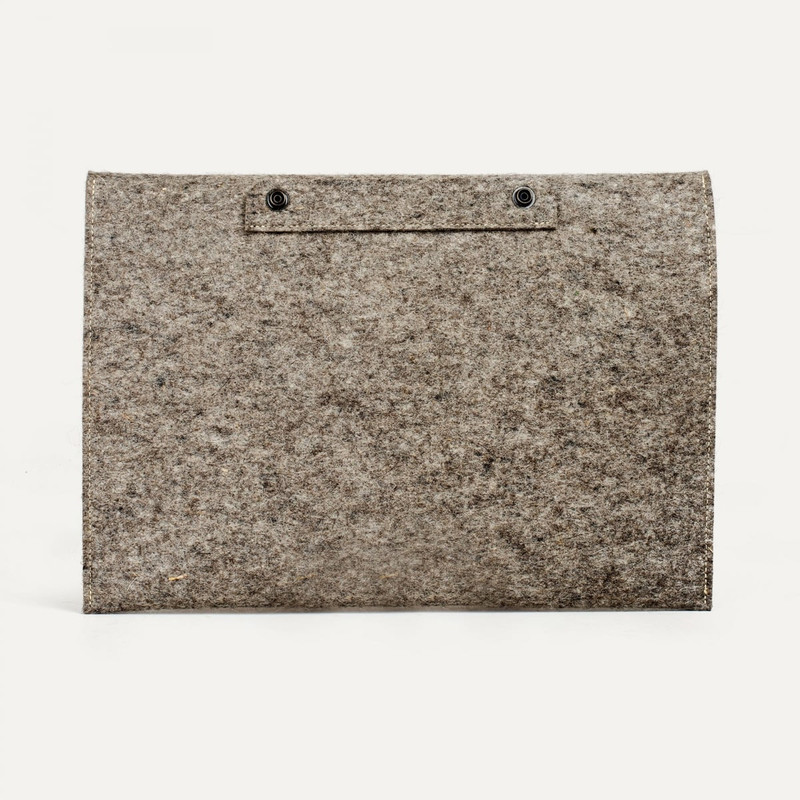 Bleu de Chauffe MISHA 15” LAPTOP SLEEVE  -  NATURAL FELT outlook