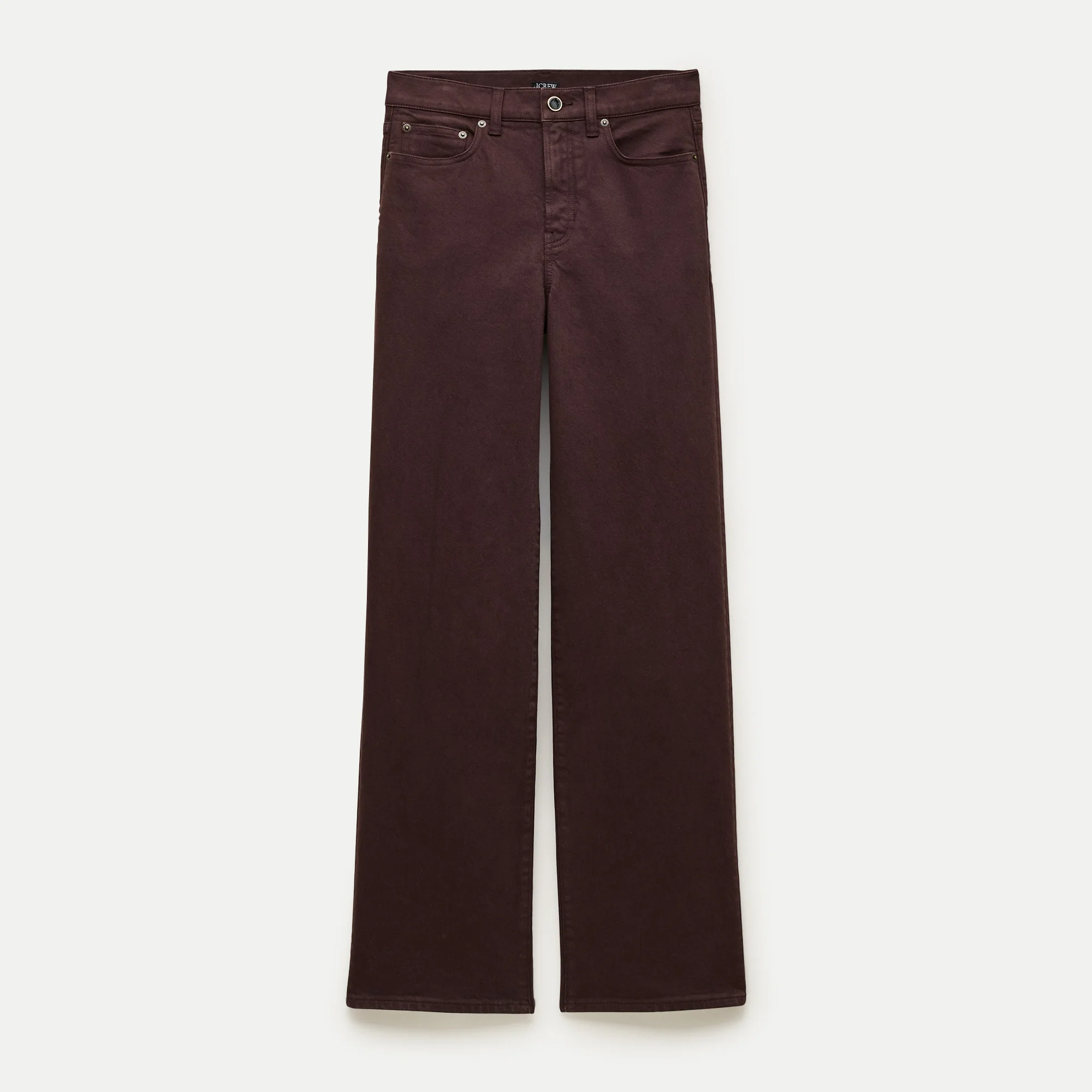 Full-length slim-wide jean in garment dye - 1