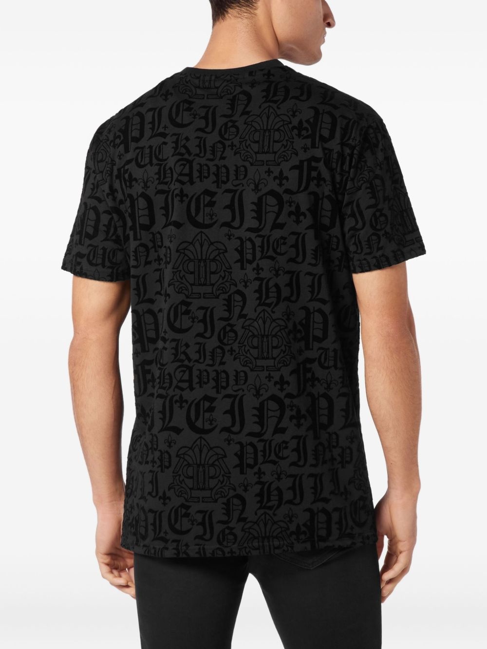 Gothic Plein-print T-shirt - 4