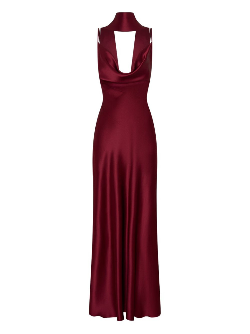Geneva cowl-neck dress 1