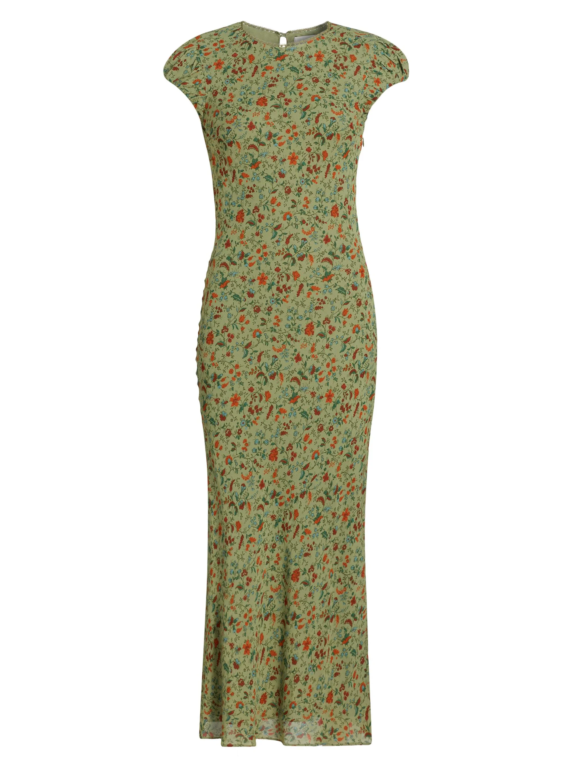 Women's Leana Floral Georgette Midi-Dres - Ponderosa - 1