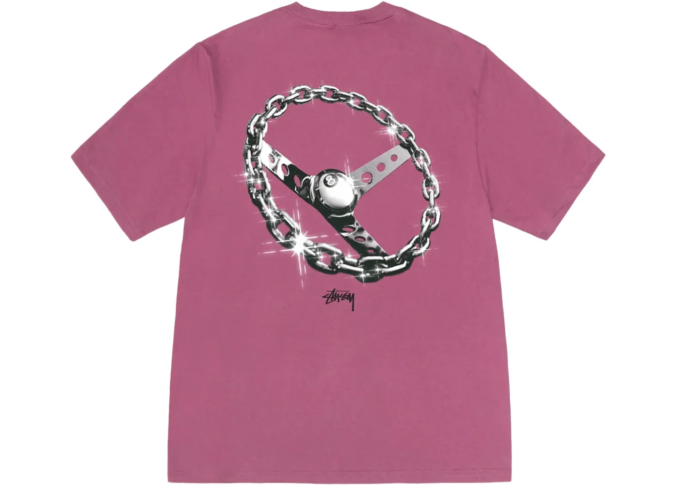 Stussy Chain-Link T-shirt Berry - 1