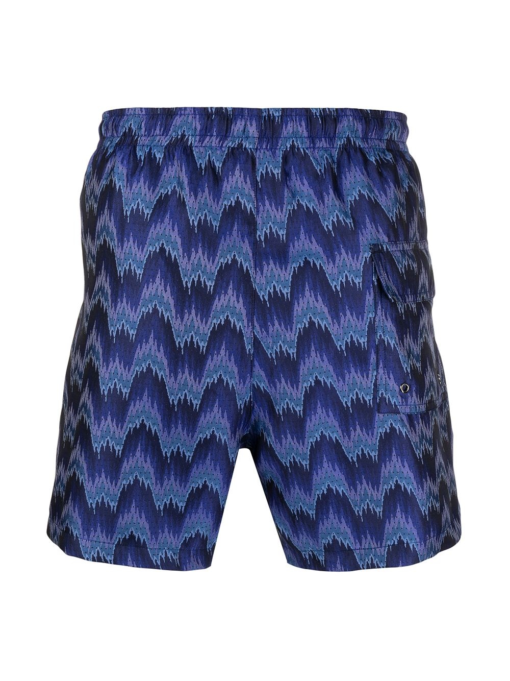 graphic print swim shorts - 2